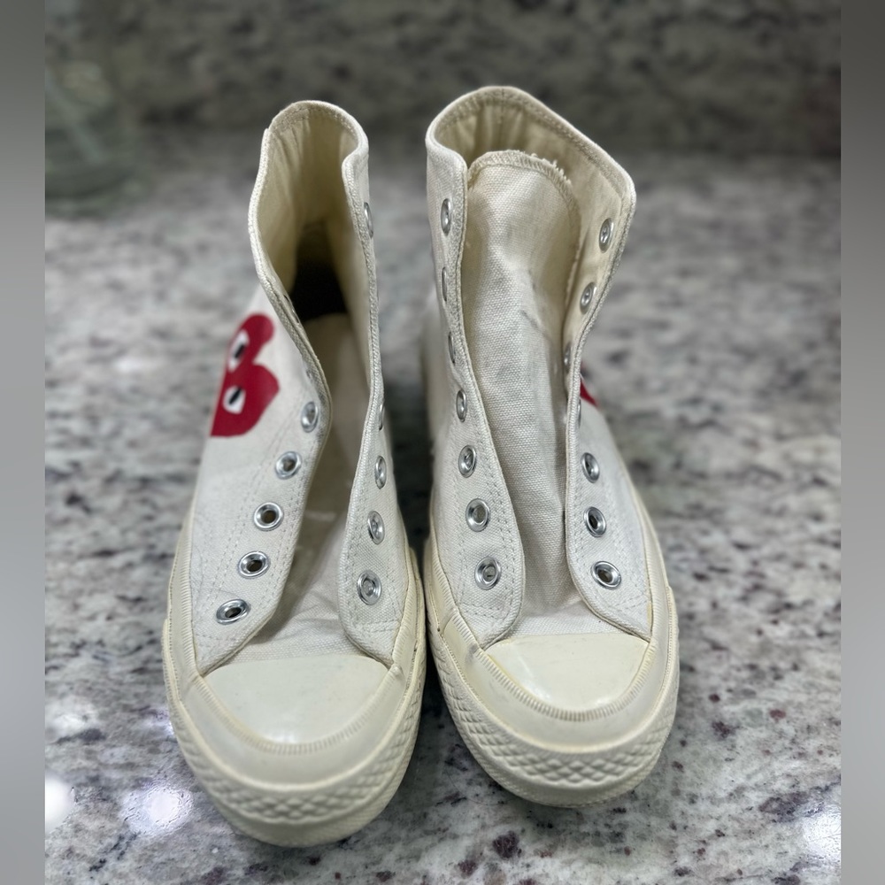 Converse x Play Comme des Garçon Chuck Taylor Hi Tops